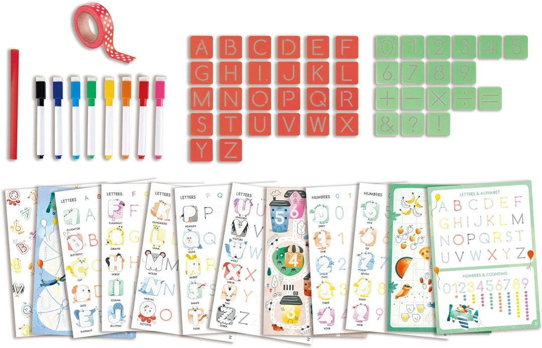 Set Motricidad Trazado De Letras Y Números