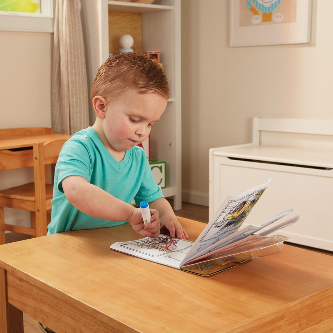 Libro Para Pintar Con Agua Vehículos Para Niños