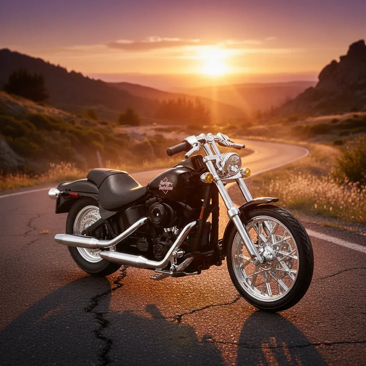 Moto A Escala Harley-davidson 2002 FXSTB Night Train