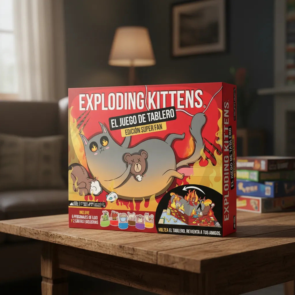 Juego De Mesa Exploding Kittens Edición Super Fan