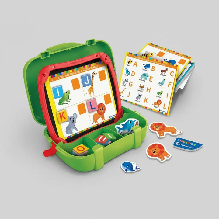 Juego Educativo Maletín Magnético Letras Y Animales Niños