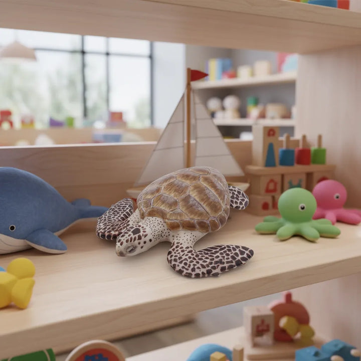 Figura Tortuga De Mar Pintada A Mano  Niños Adultos