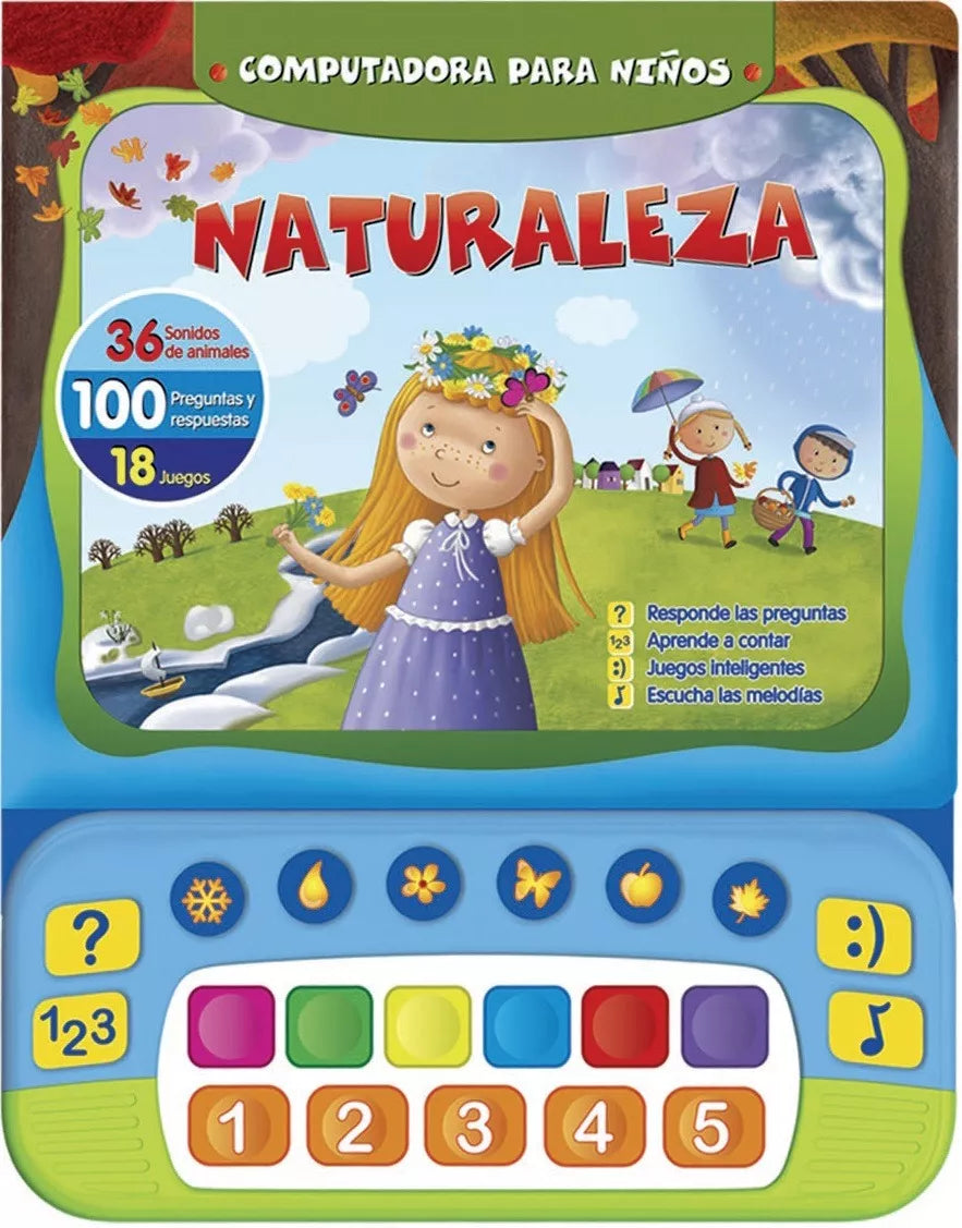 Libro Educativo la Naturaleza Con Sonidos Para Niños