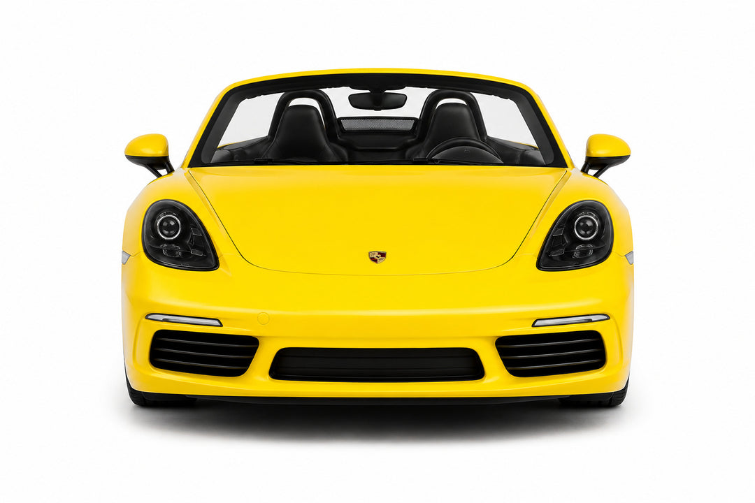 Carro A Escala 1/36 Coleccionable Porshe 718 Boxter Amarillo