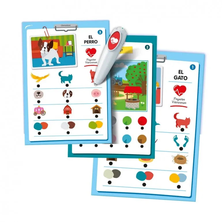 Juego Veterinario Con Bolígrafo para Niños