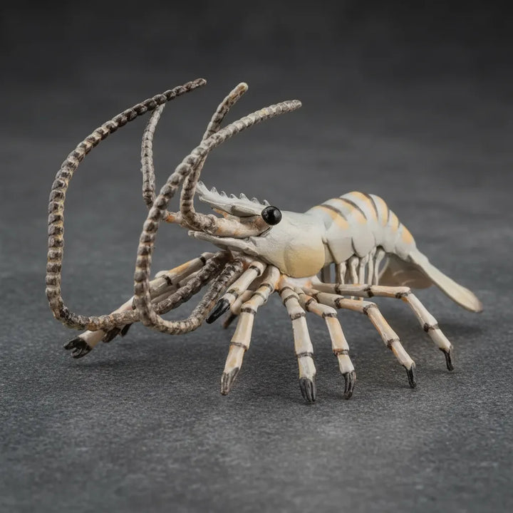 Figura Coleccionable Camarón Pintado A Mano Papo Para Niños