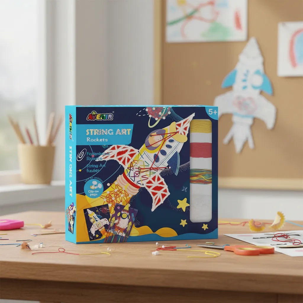Set Arte Y Diseño Con Hilos El Espacio