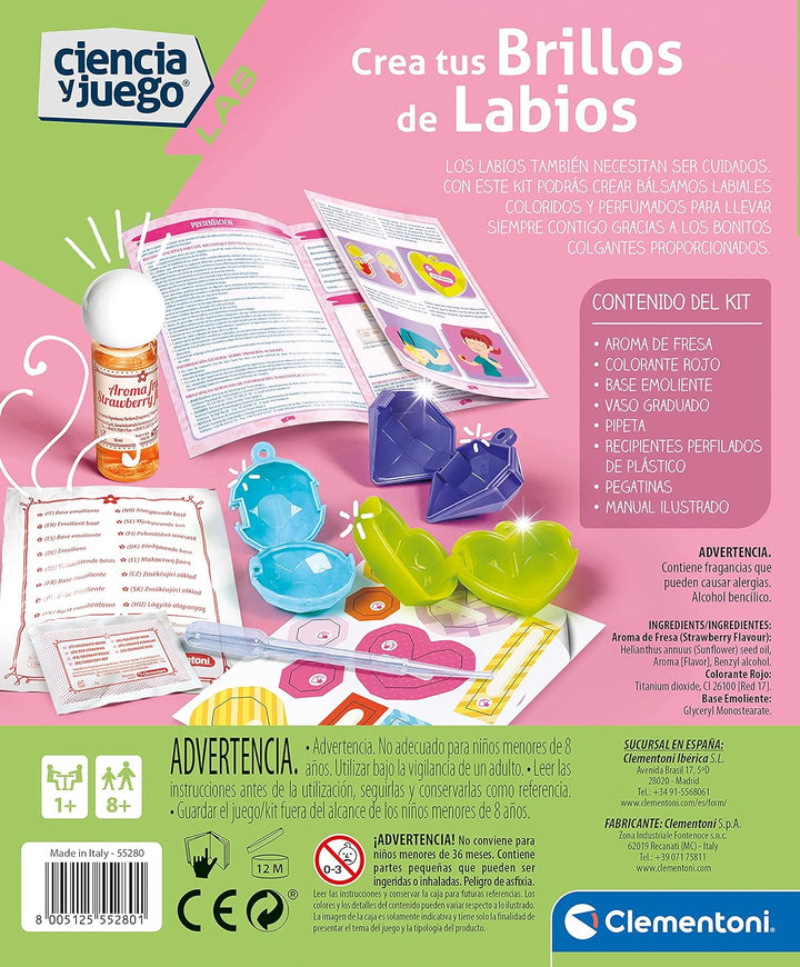 Kit Para Fabricar Brillos De Labios Para Niñas