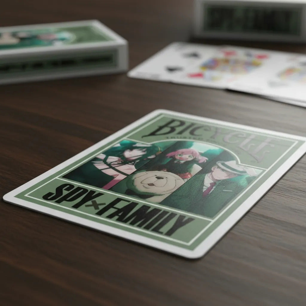 Cartas Bycycle Diseño Spy X Family Para Adultos
