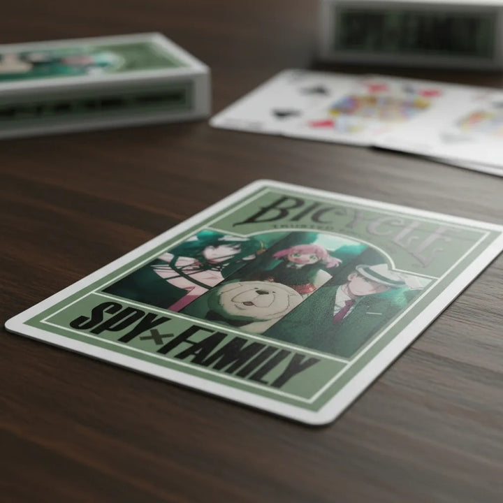 Cartas Bycycle Diseño Spy X Family Para Adultos