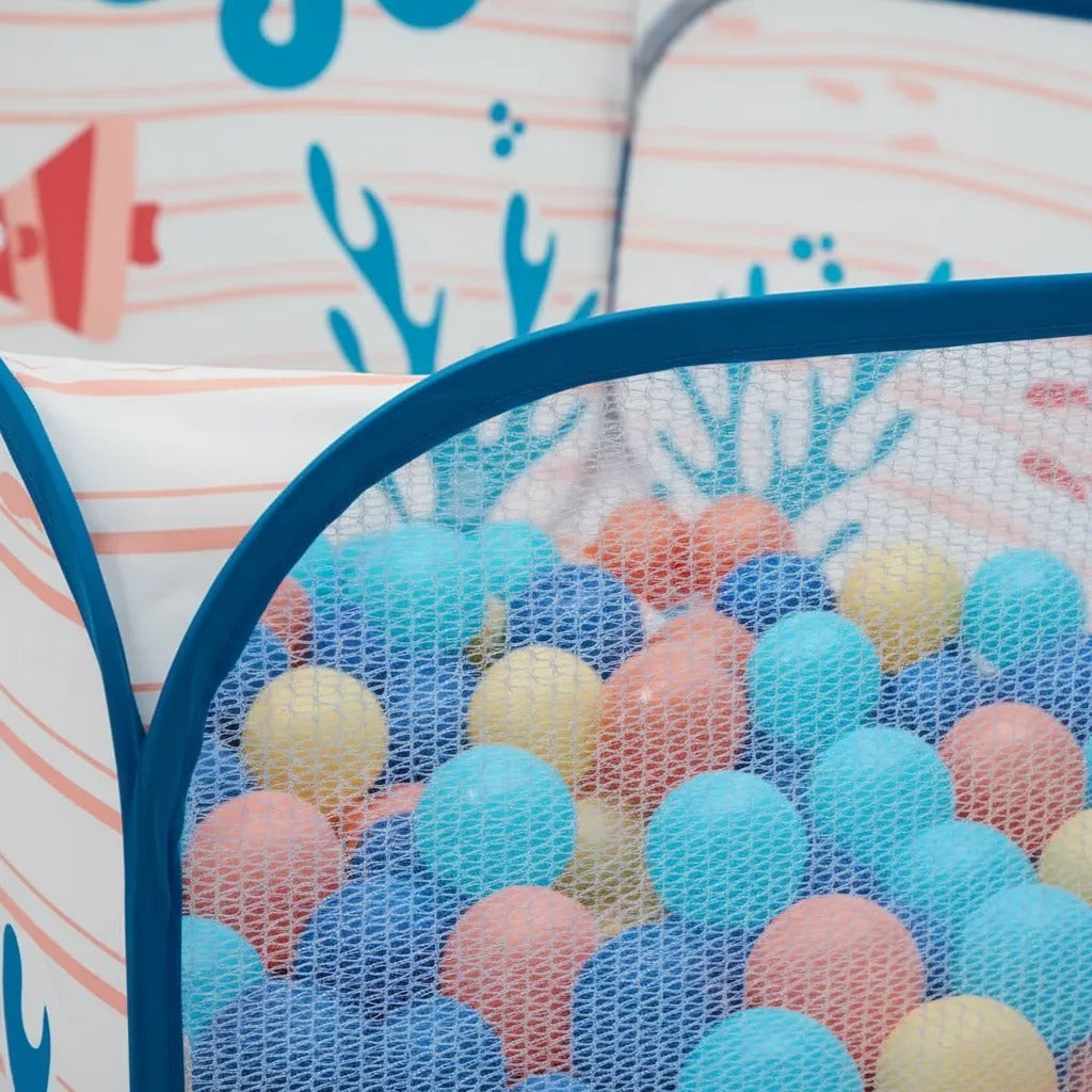 Piscina De Pelotas Plegable Marina Para Niños