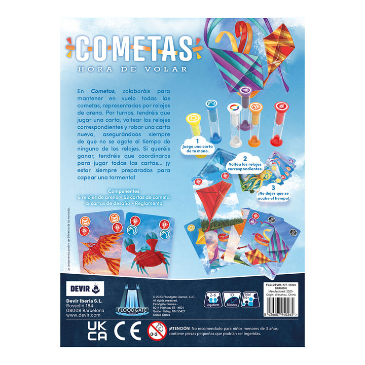 Cometas Hora De Volar Juego De Mesa Adultos Niños