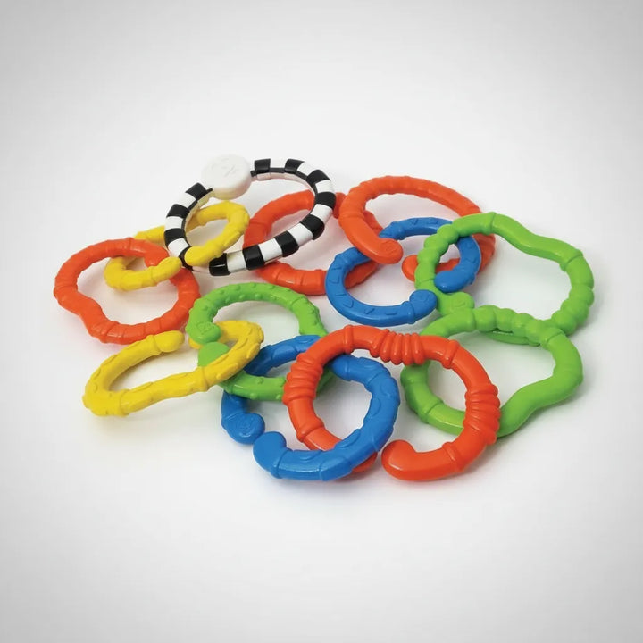 Set Anillos Sensoriales Bebé Colores Y Texturas
