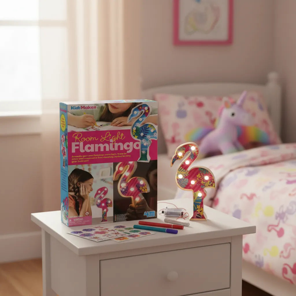 Lámpara de flamingo para decorar