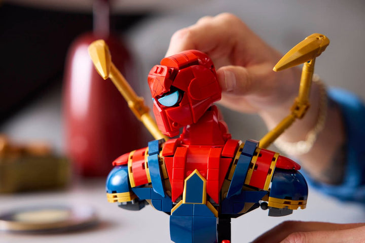 Juego De Construcción Iron Spiderman 379 Piezas Para Niños