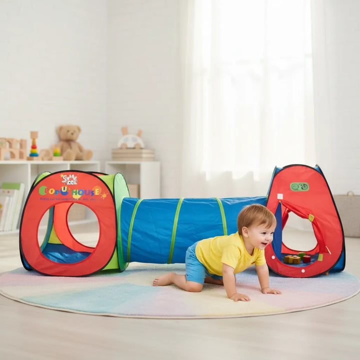 Juguete Túnel Tienda De Campaña Coloridos Para Niños
