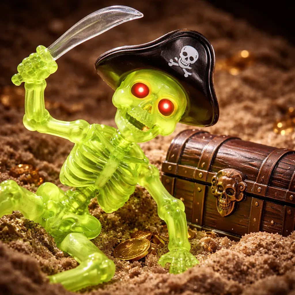 Juego De Experimento Excava Un Pirata Luminoso Para Niños
