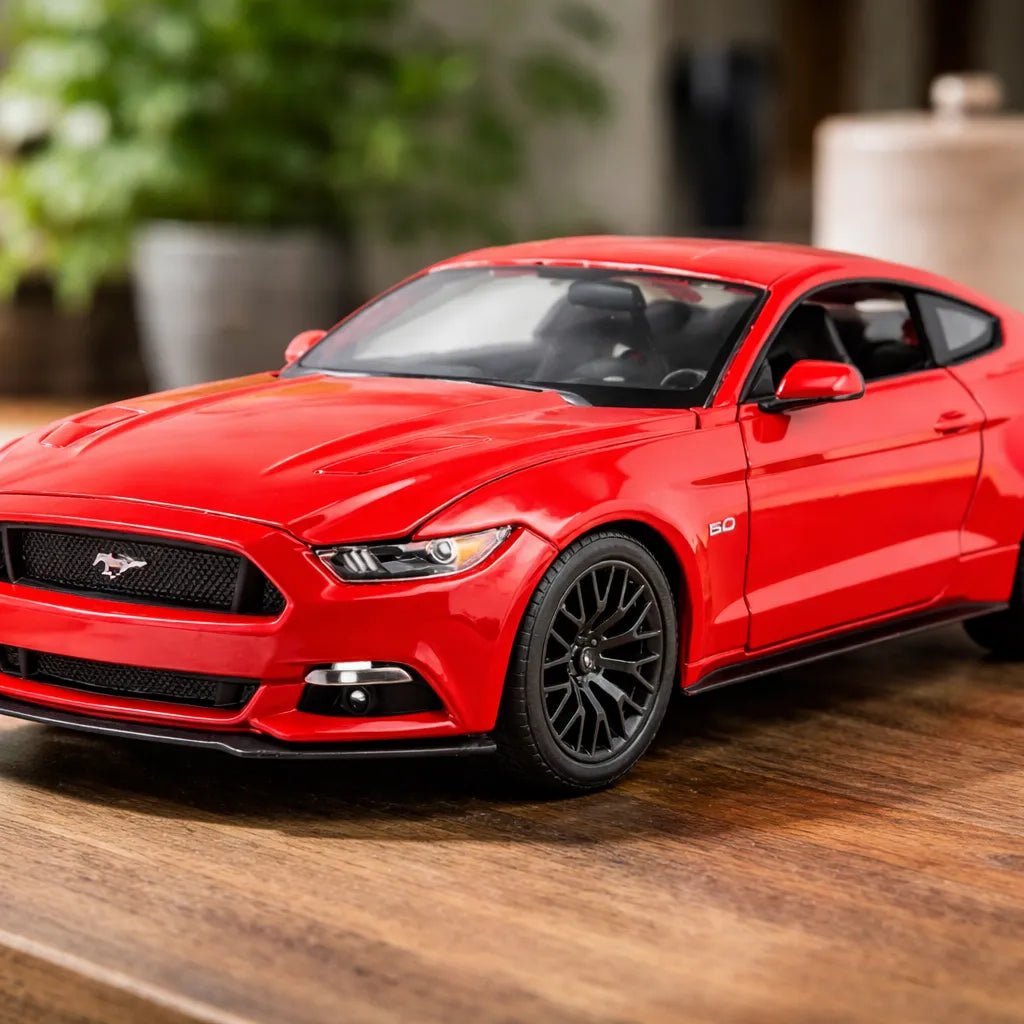 Carros Coleccionable A Escala 1:36 Ford 2015 Mustang Gt Rojo