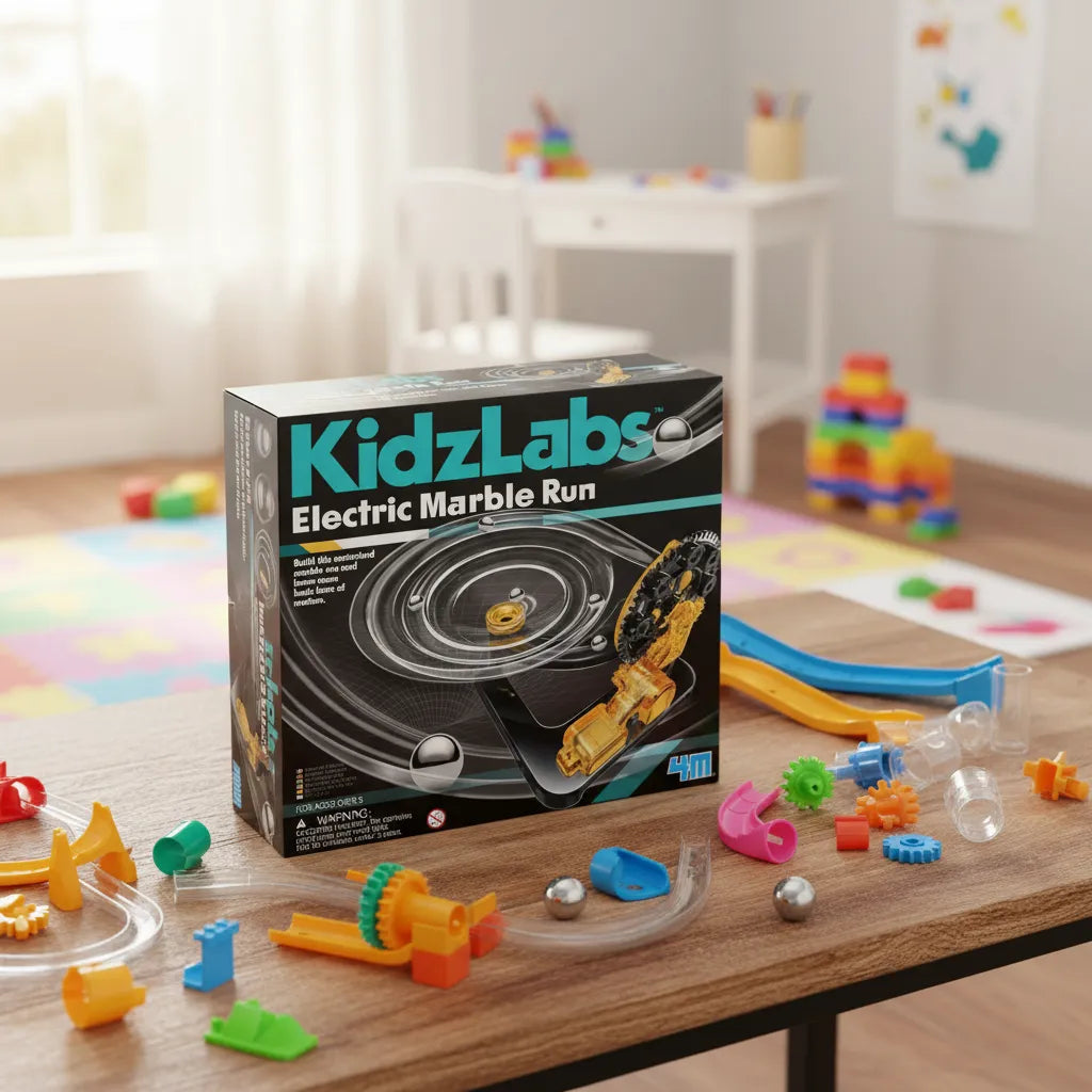 Juego Experimento Carrera De Canicas Para Niños