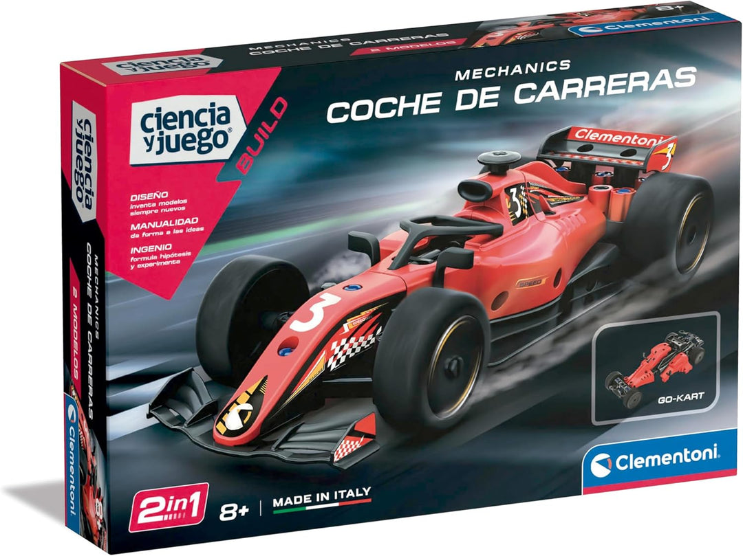 Juego 2 En 1 Coche De Carreras Para Niños