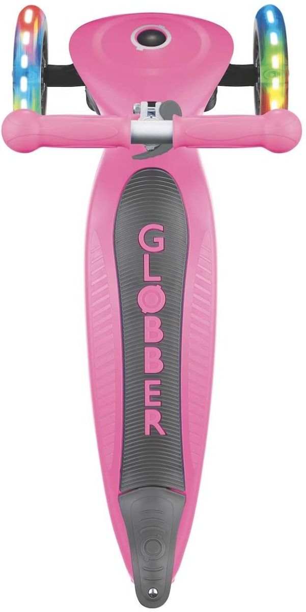 Patineta Con Luces Globber Primo rosa Para Niños