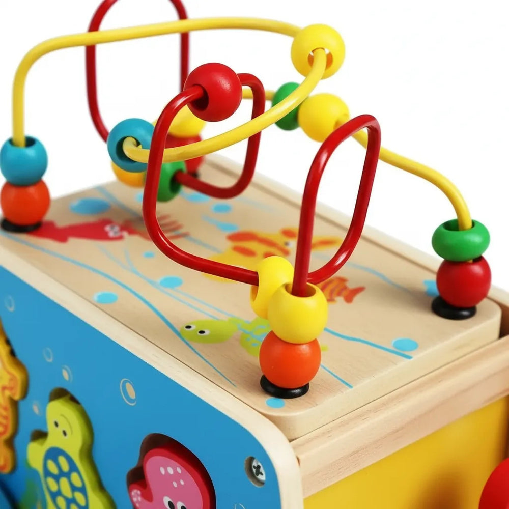 Juguete Autobús Arrastre De Madera Para Niños
