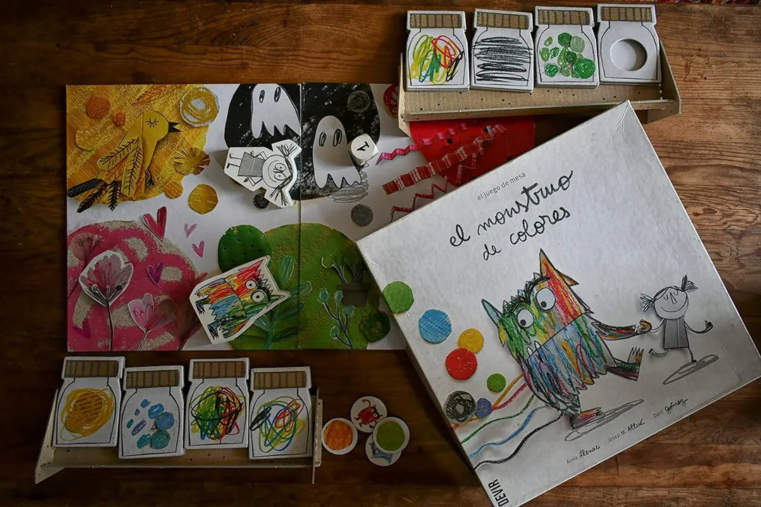 Juego De Mesa El Monstruo De Colores Para Niños Familia