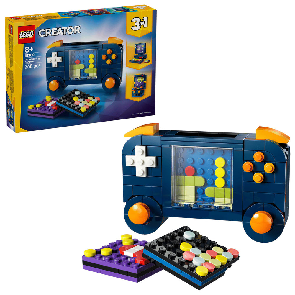 Juego Construcción Creator 3 En 1 Consola Retro Lego Original