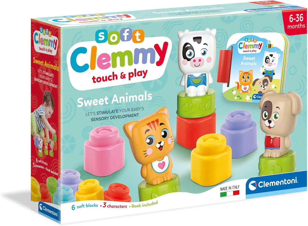 Juego Bloques Sensorial Animales Para Bebés