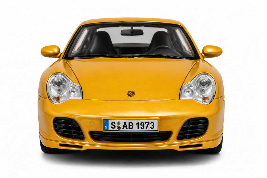 Carro Coleccionable 1:36 Porshe 911 Carrera 4s Amarillo
