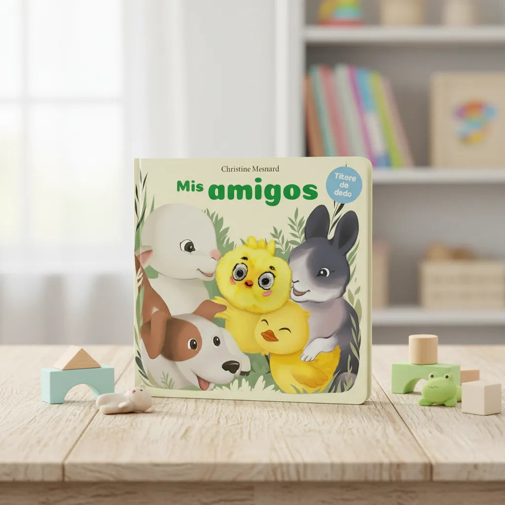 Libro Mis Amigos Títeres Dedos Para Niños