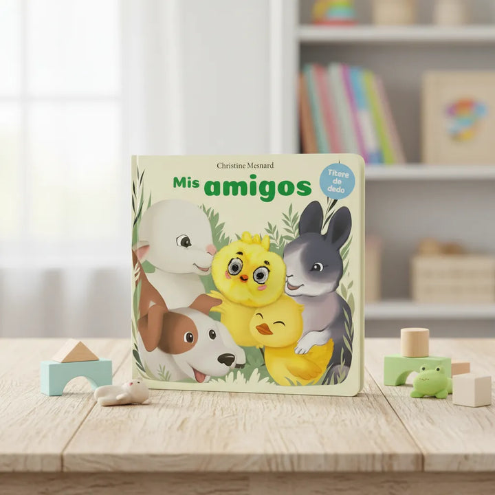 Libro Mis Amigos Títeres Dedos Para Niños