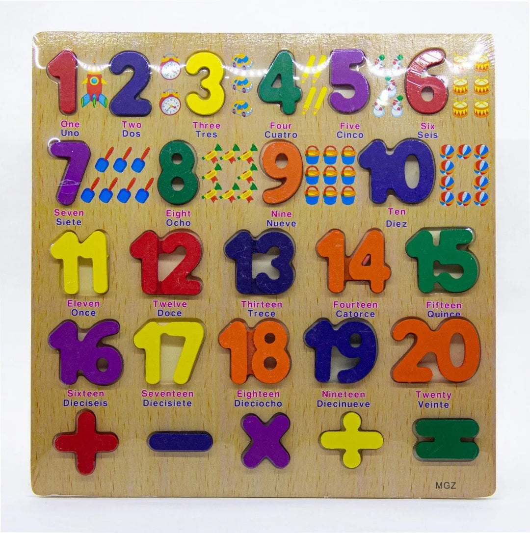 Juego Para Encajar Números Para Niños