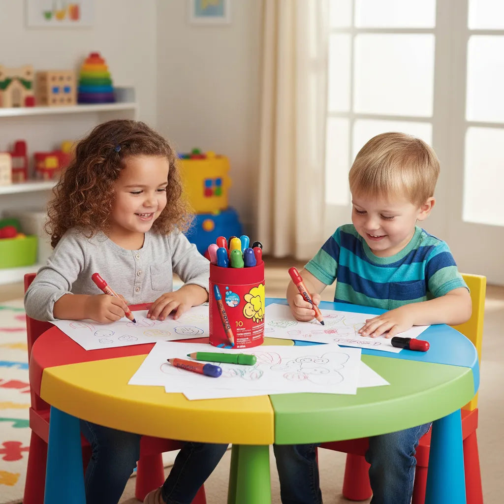 Set De 10 Colores Madera Giotto Bebe