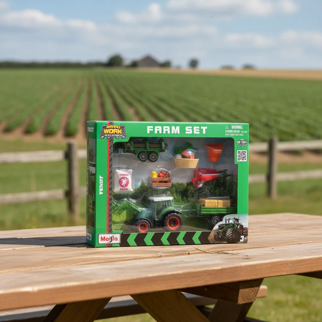 Set De Granja Y Maquinas Diecast Maisto