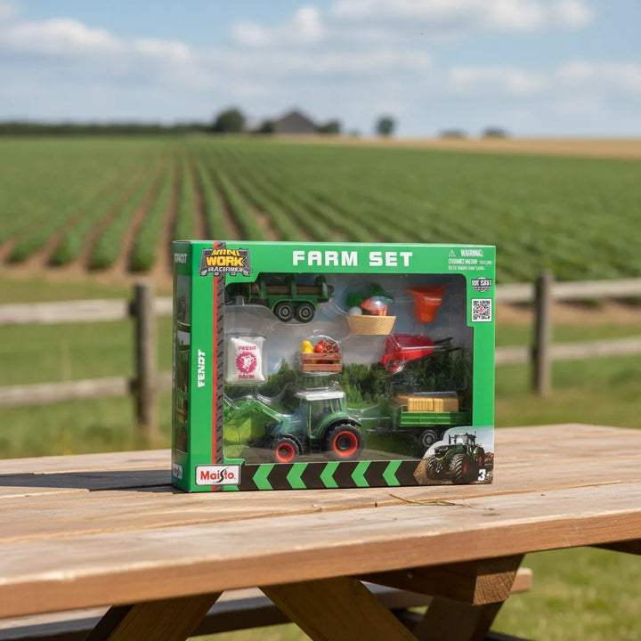 Set De Granja Y Maquinas Diecast Maisto