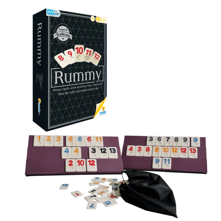 Juego de mesa Rummy clásico  para adultos