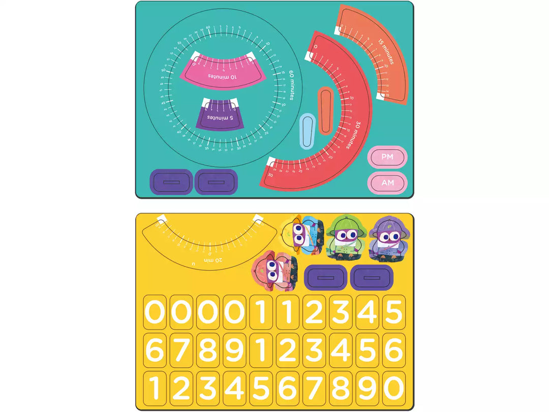 Juego Magnético Aprender La Hora Para Niños