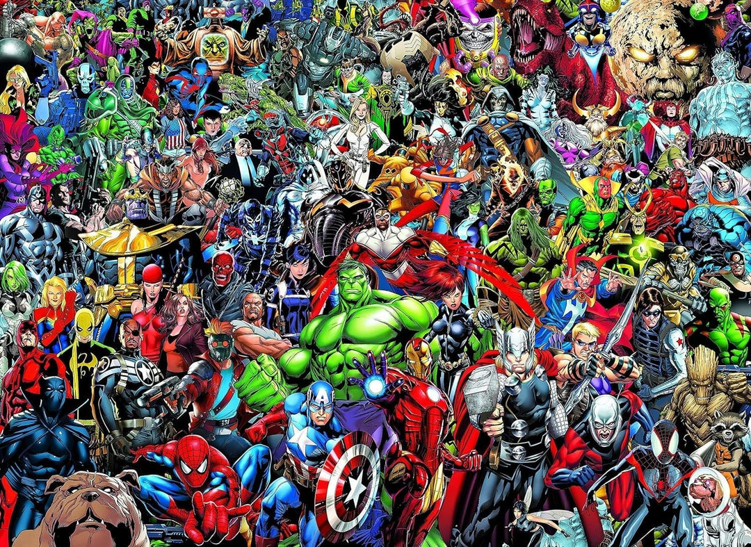 Rompecabezas Adultos 1000 Piezas desafío Marvel