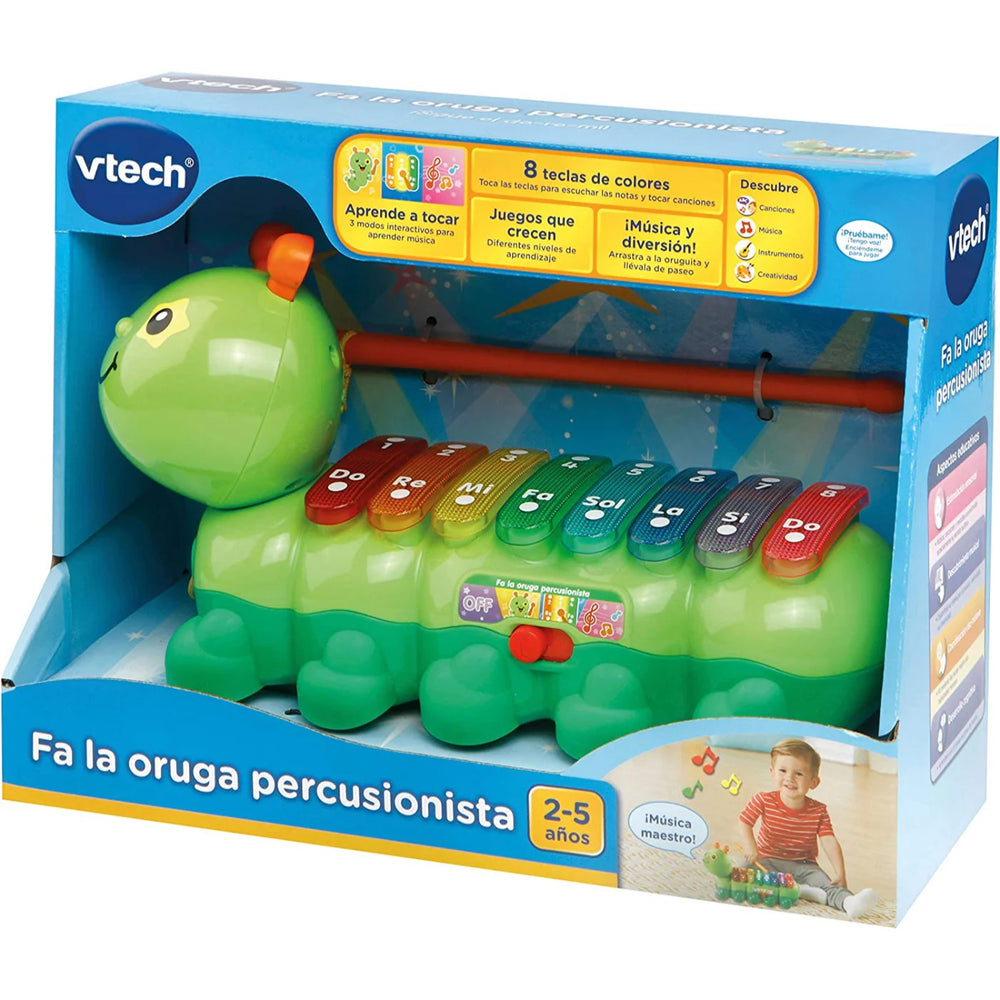 Juguete Estimulación Musical Oruga Para Bebés