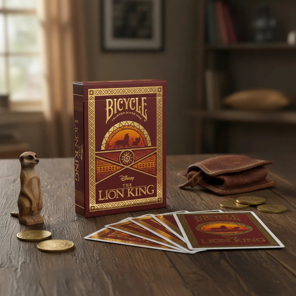 Barajas Cartas Bicycle Rey León Naipes Magia