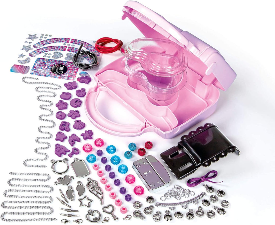 Set De Joyas Con Bolso De Mano Niñas