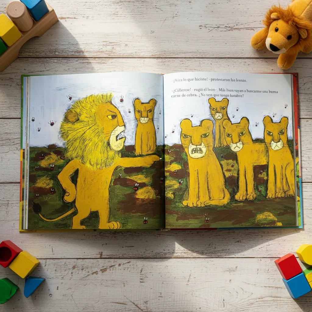Libro El León Y Los Escarabajos Estercoleros Para Niños