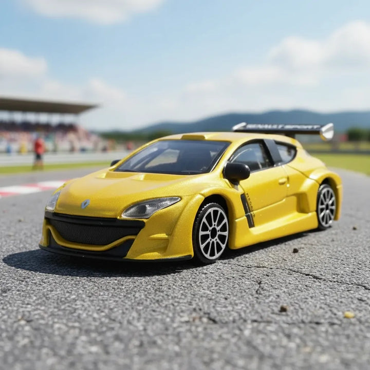 Carro Coleccionable Bburago 1/43 Renault Megane Amarillo