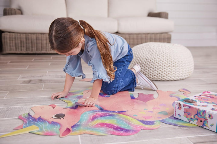 Rompecabezas Jumbo Unicornio 48 Piezas Para Niños