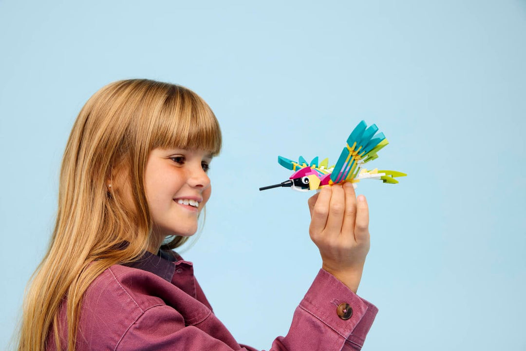 Juego De Construcción 3 En 1 Colibrí 312 Piezas Para Niños