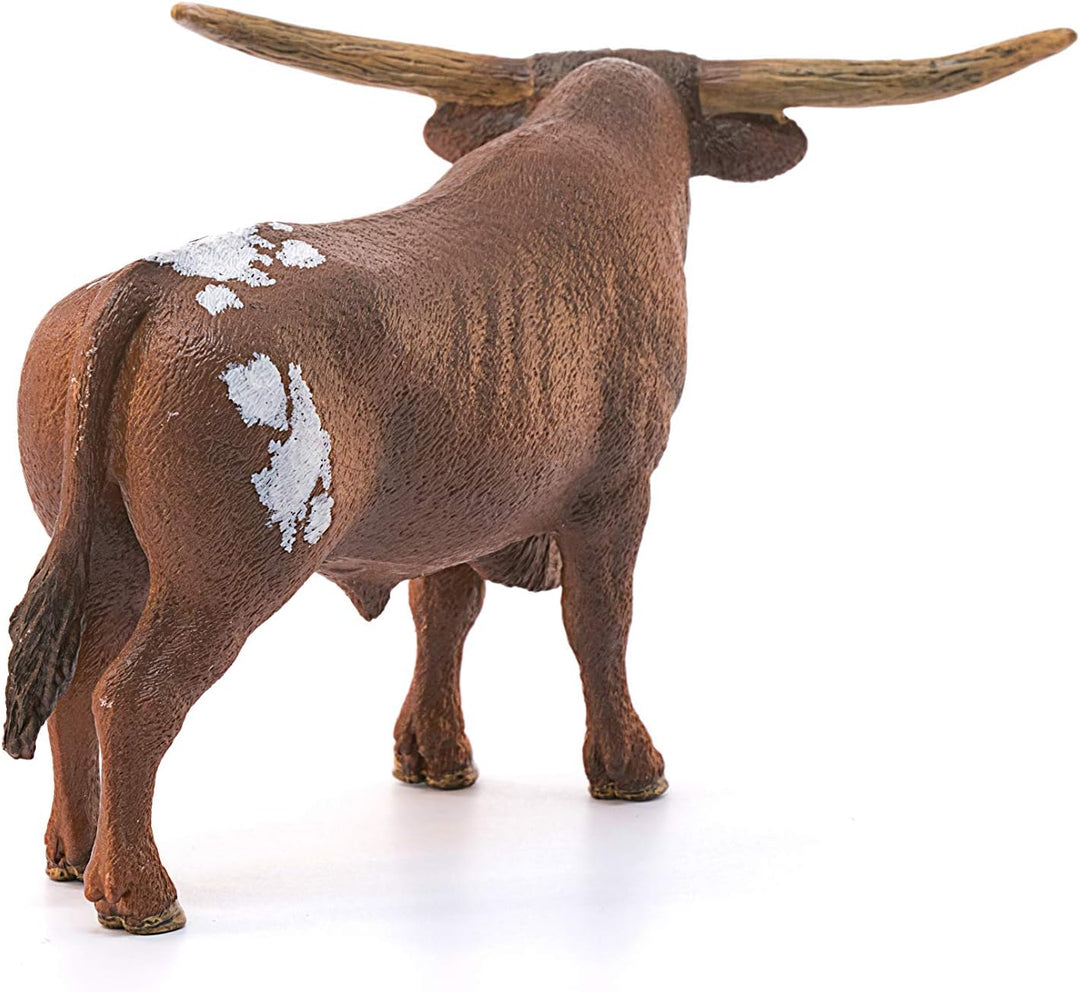 Figura Toro Tejano Longhorn Pintada A Mano Schleich
