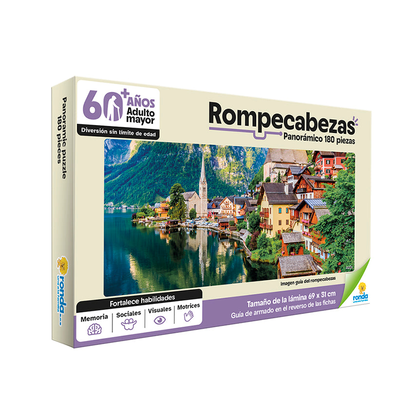 Rompecabezas Paisaje Panorámico 180 Piezas Para Adultos