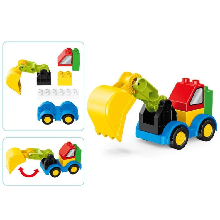 Juego camión Excavadora 9 Piezas para Niños