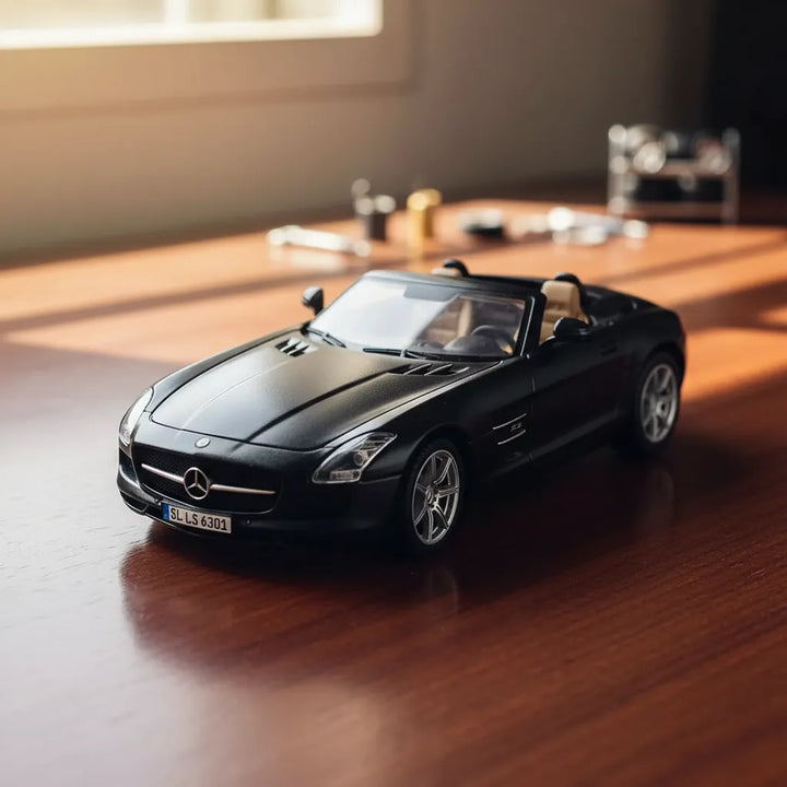 Carro A Escala 1/32 Mercedes-benz Sls Amg Roadster Negro